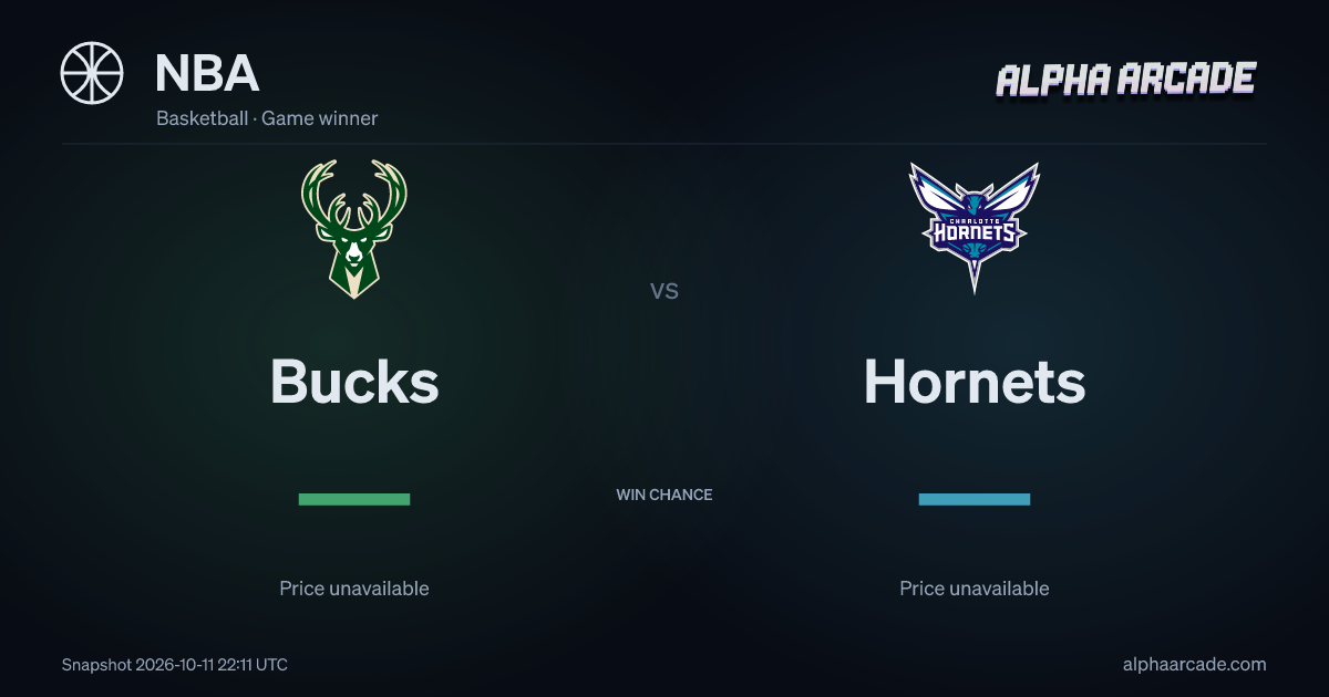 NBA: Bucks — / Hornets —