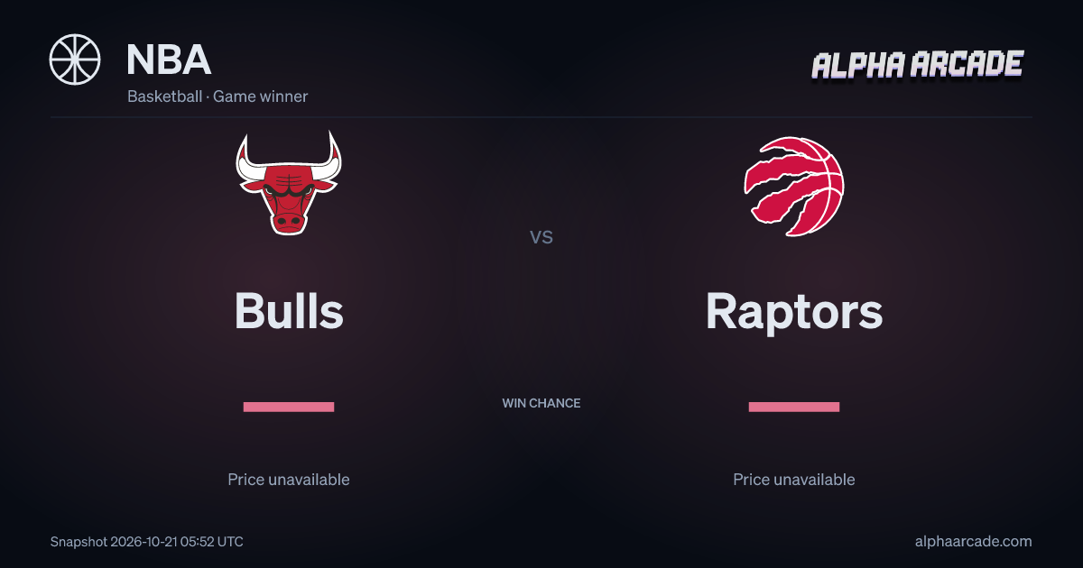 NBA: Bulls — / Raptors —