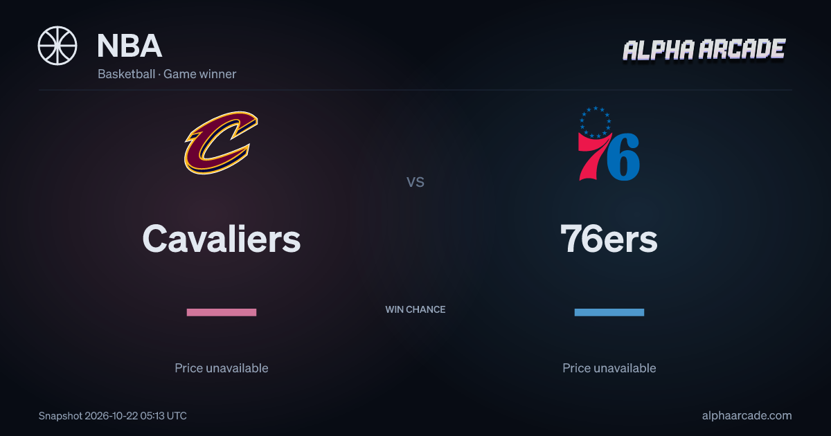 NBA: Cavaliers — / 76ers —