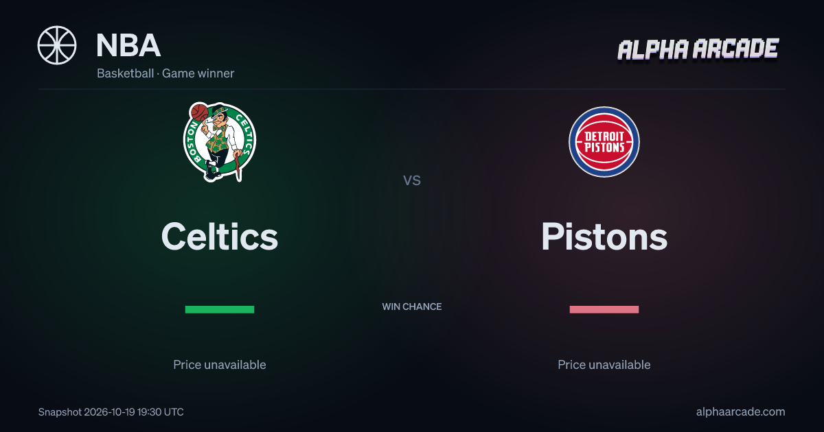 NBA: Celtics — / Pistons —
