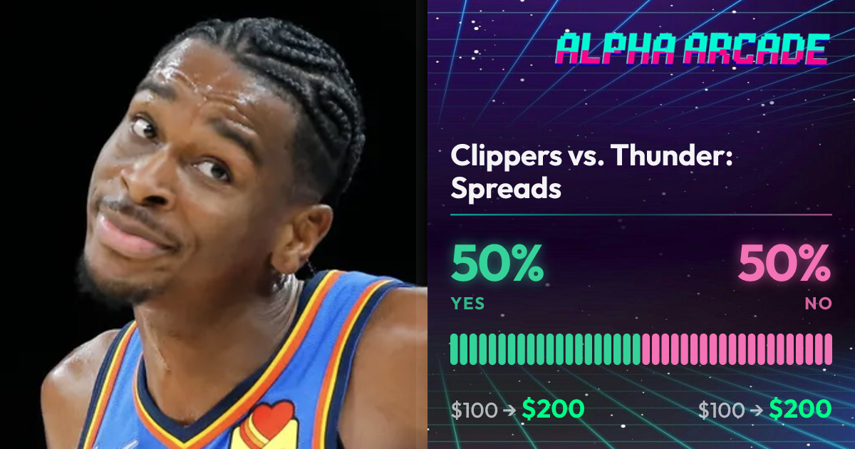 YES 50% / NO 50%