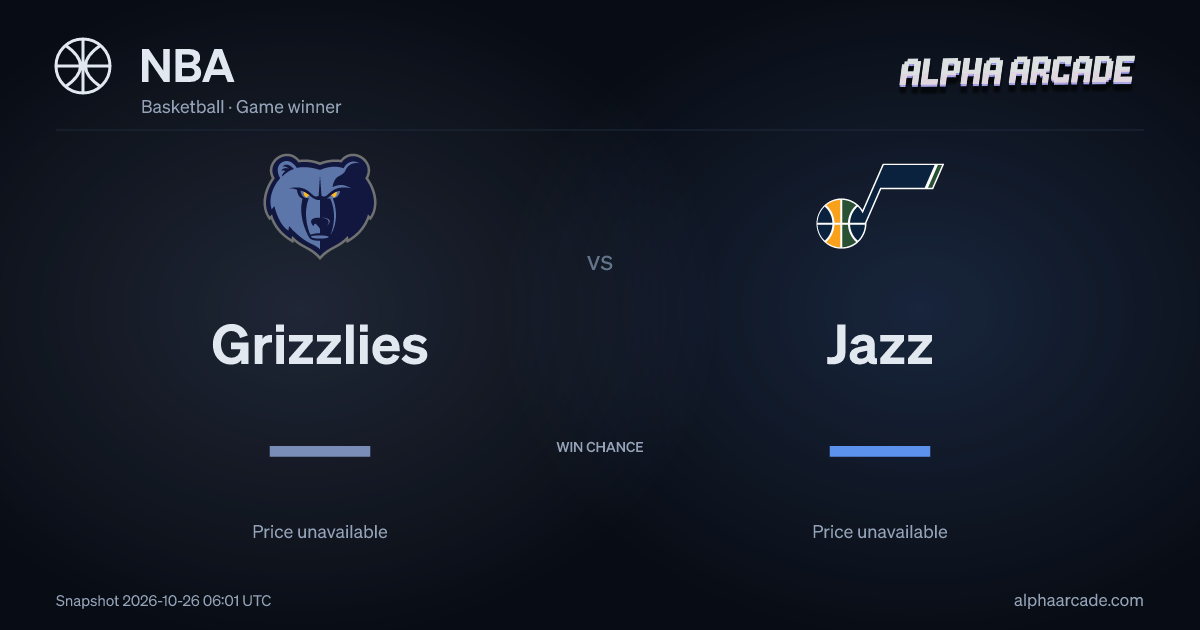 NBA: Grizzlies — / Jazz —