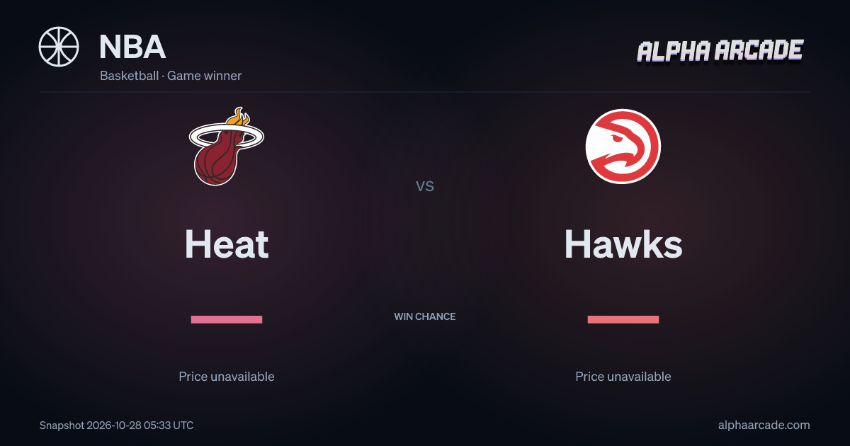 NBA: Heat — / Hawks —