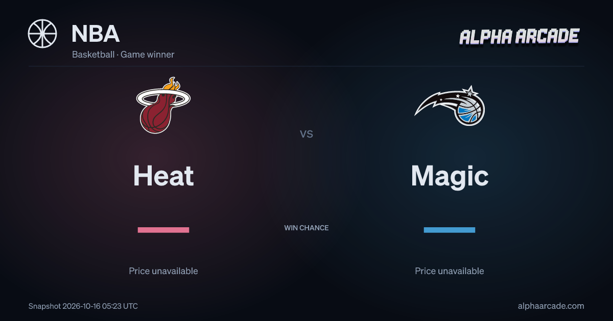 NBA: Heat — / Magic —