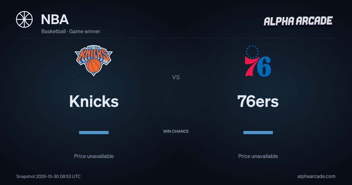 NBA: Knicks — / 76ers —