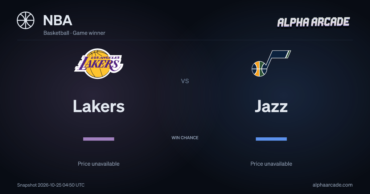 NBA: Lakers — / Jazz —