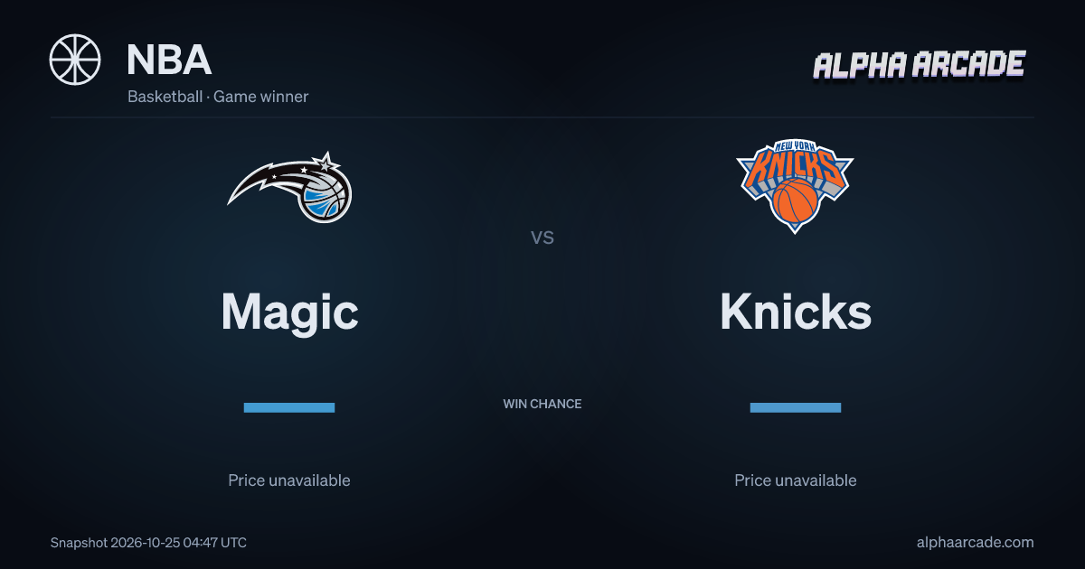 NBA: Magic — / Knicks —
