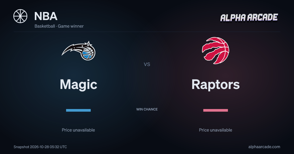 NBA: Magic — / Raptors —
