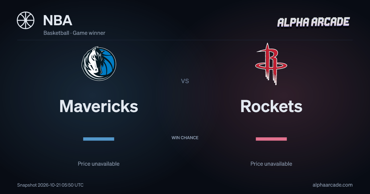 NBA: Mavericks — / Rockets —