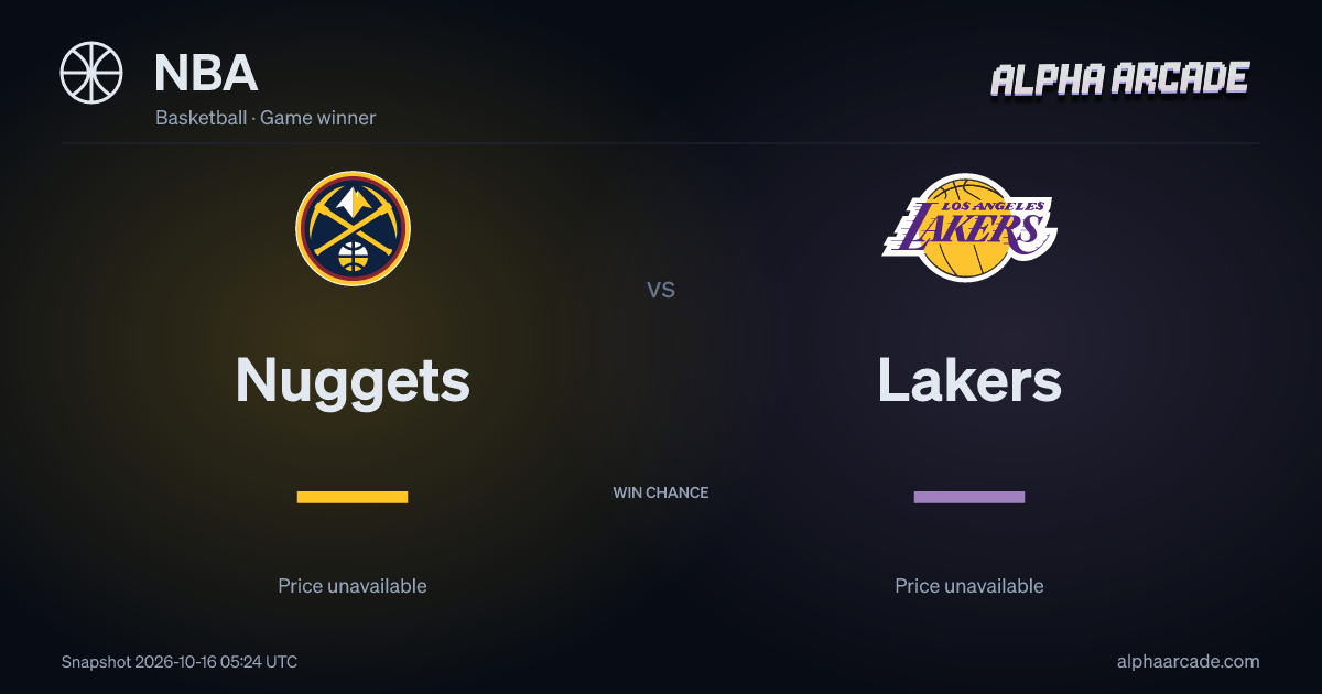 NBA: Nuggets — / Lakers —