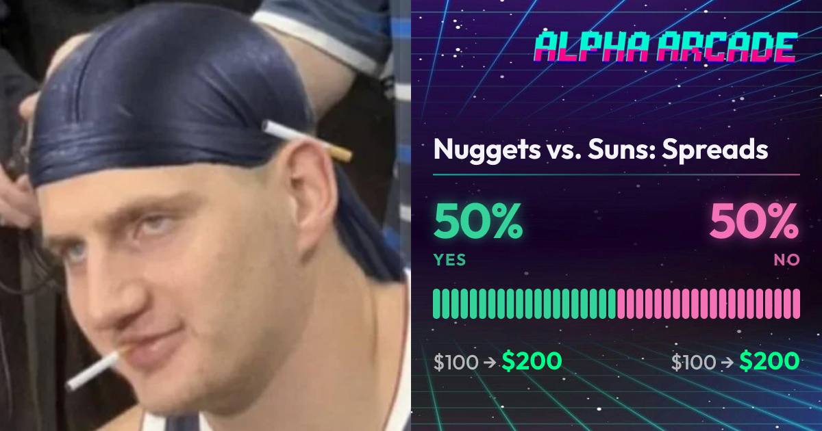 YES 50% / NO 50%