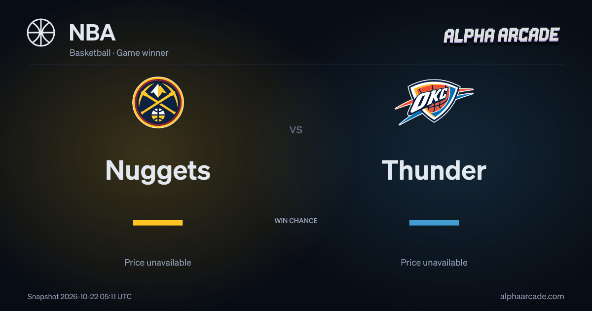 NBA: Nuggets — / Thunder —