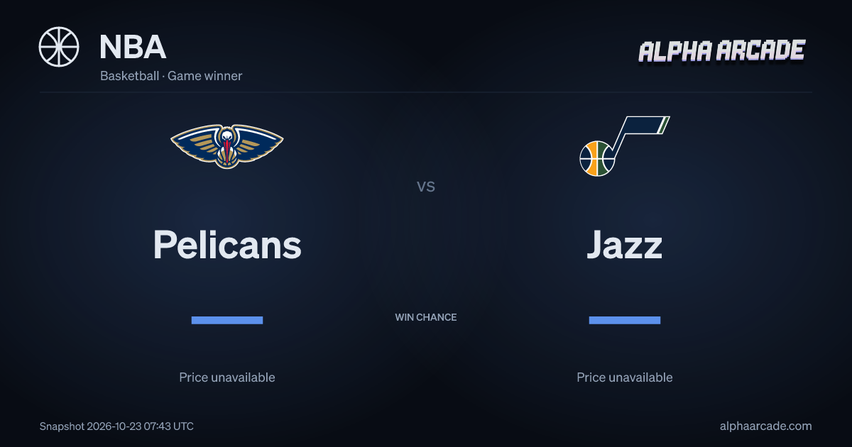 NBA: Pelicans — / Jazz —