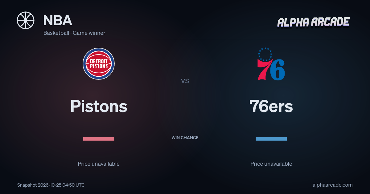 NBA: Pistons — / 76ers —