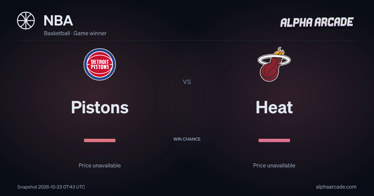 NBA: Pistons — / Heat —
