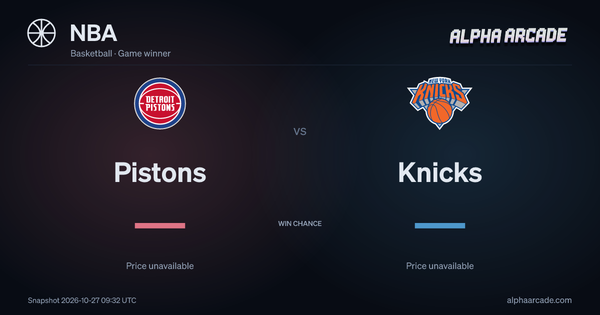 NBA: Pistons — / Knicks —