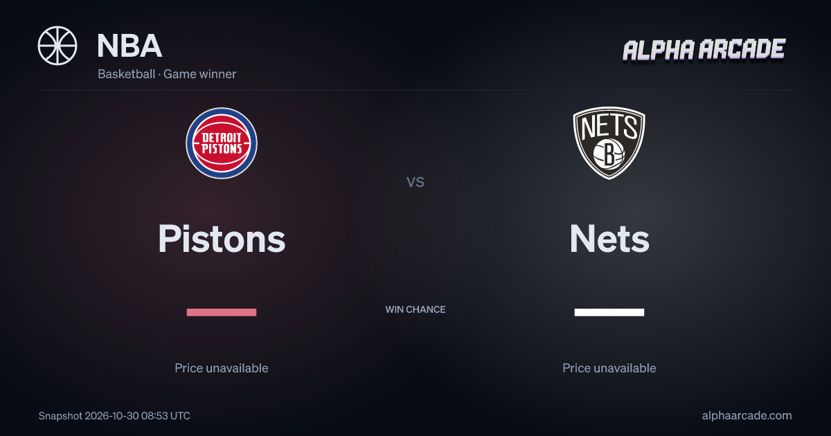 NBA: Pistons — / Nets —