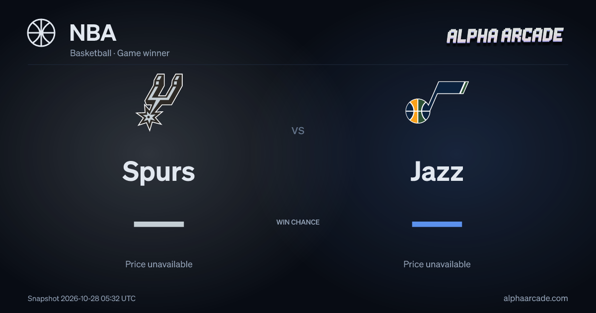 NBA: Spurs — / Jazz —