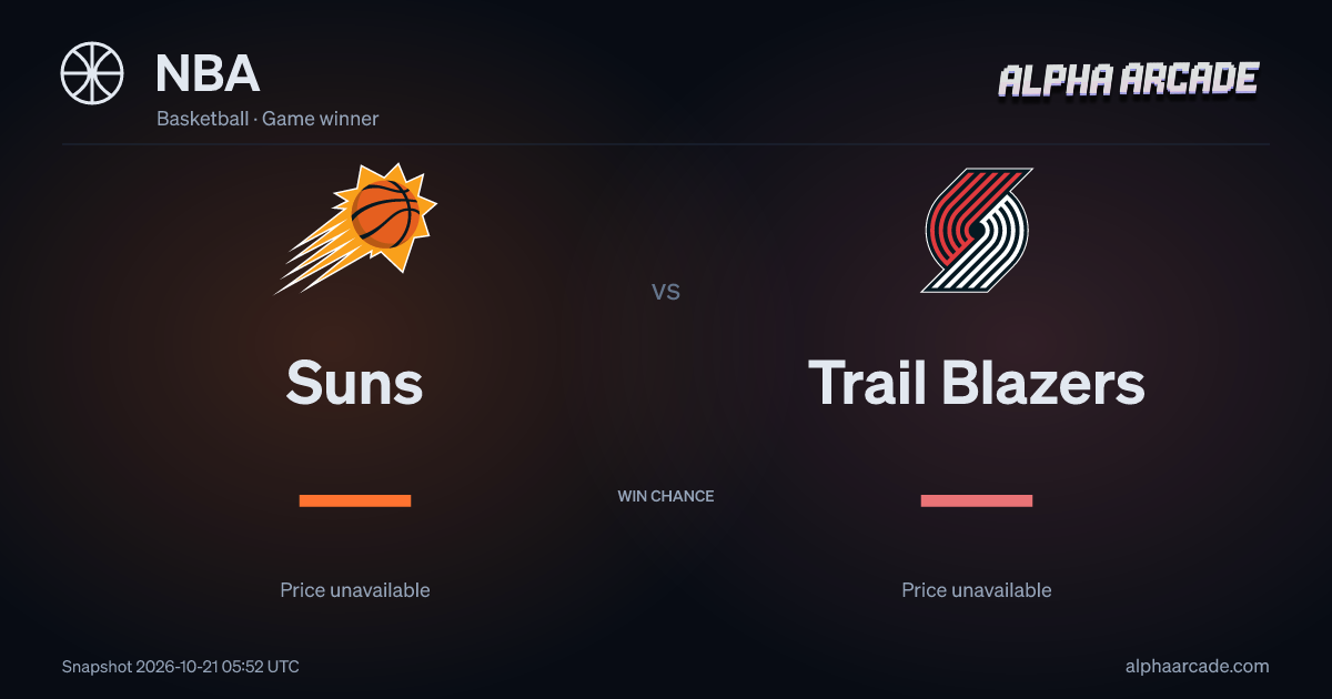 NBA: Suns — / Trail Blazers —