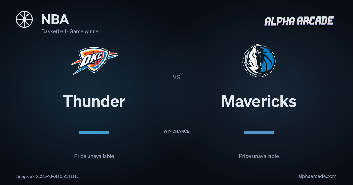 NBA: Thunder — / Mavericks —
