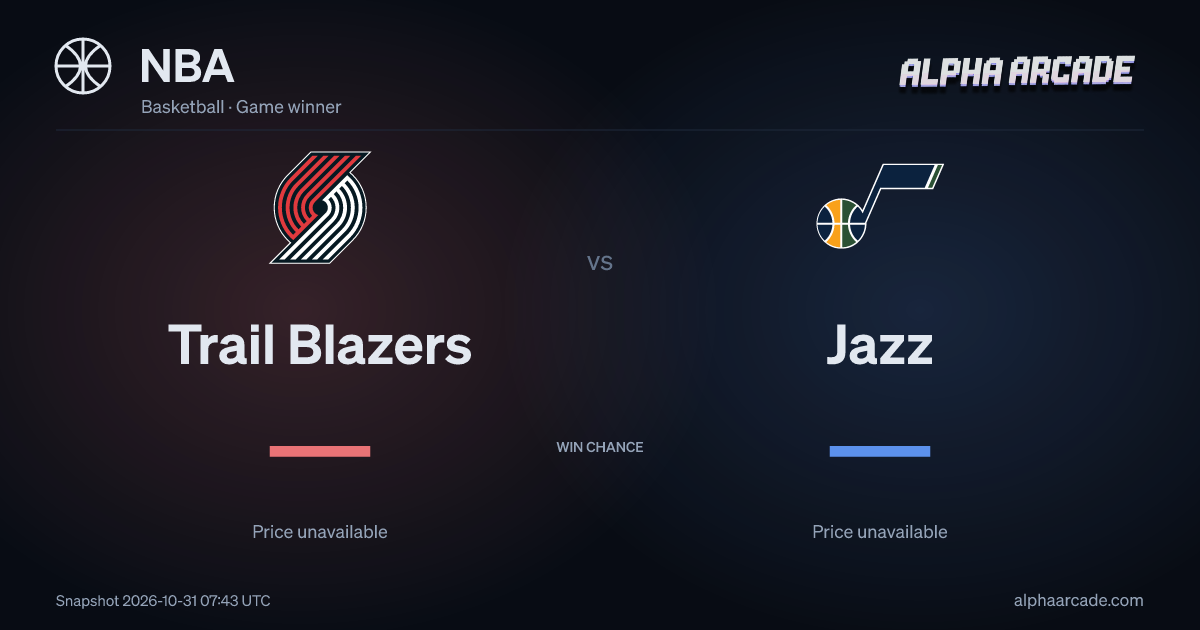 NBA: Trail Blazers — / Jazz —