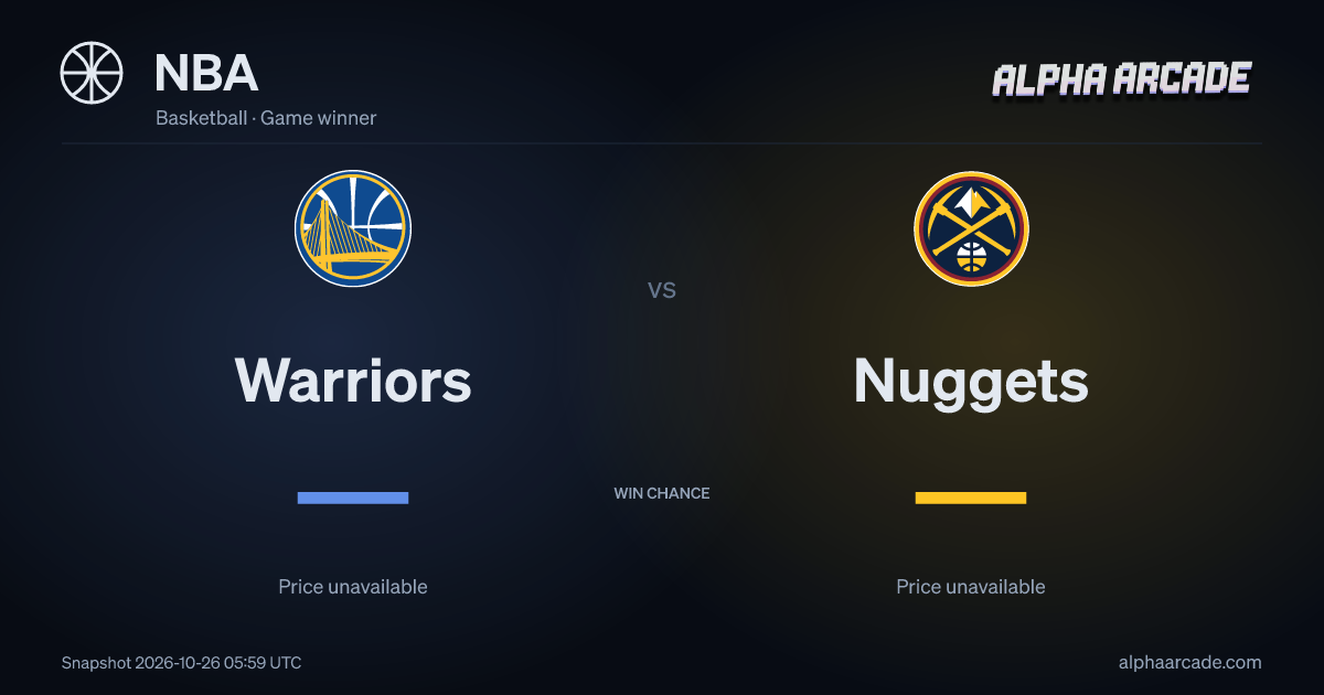 NBA: Warriors — / Nuggets —
