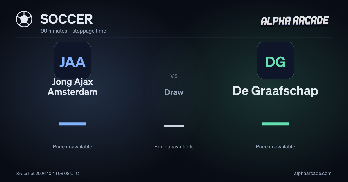 SOCCER: Jong Ajax Amsterdam — / Draw — / De Graafschap —