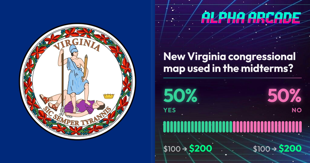 YES 50% / NO 50%