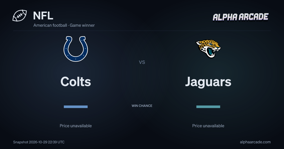 NFL: Colts — / Jaguars —