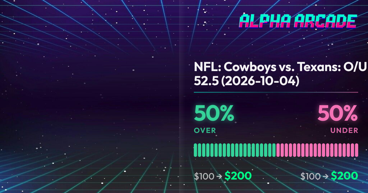 YES 50% / NO 50%