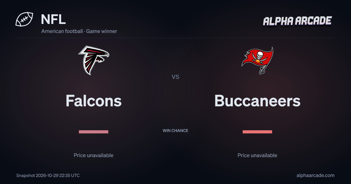 NFL: Falcons — / Buccaneers —