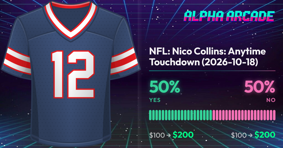YES 50% / NO 50%