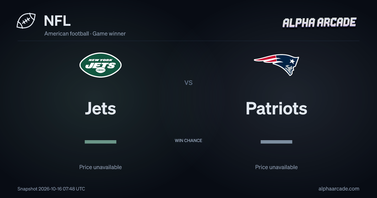 NFL: Jets — / Patriots —