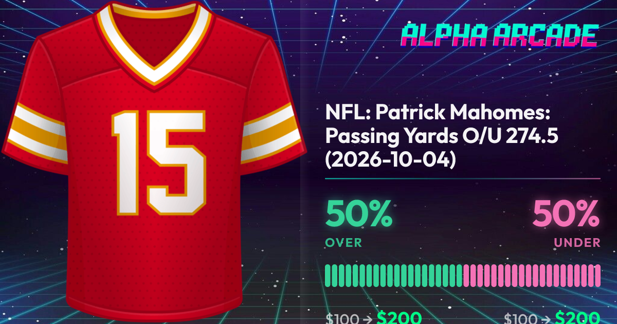 YES 50% / NO 50%
