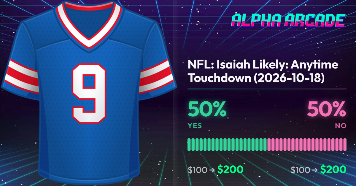 YES 50% / NO 50%