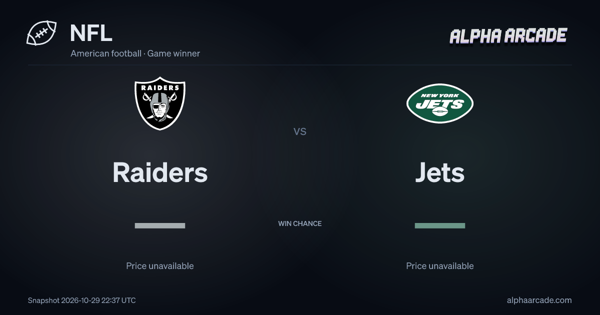 NFL: Raiders — / Jets —
