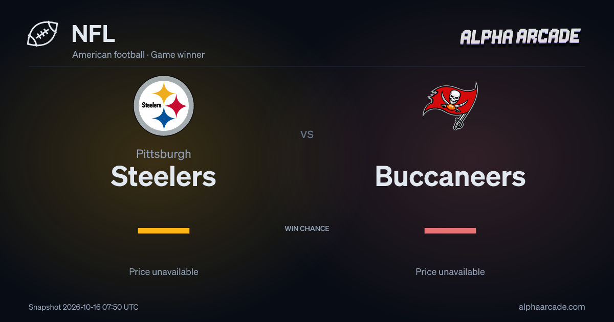 NFL: Pittsburgh Steelers — / Buccaneers —