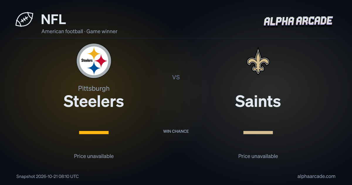 NFL: Pittsburgh Steelers — / Saints —