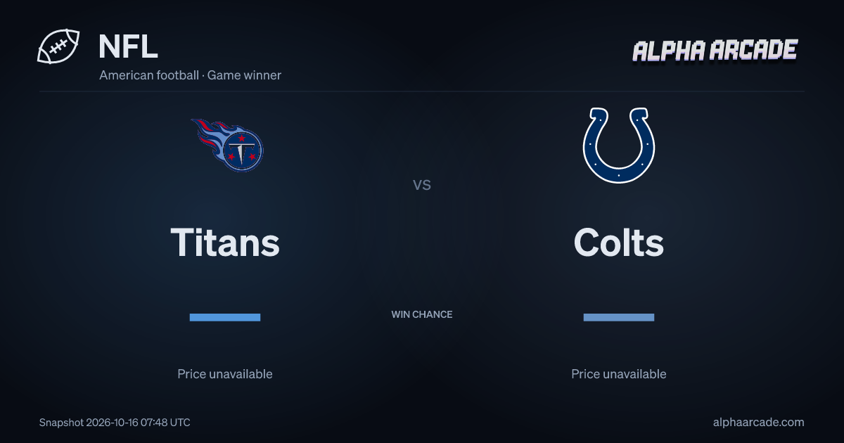 NFL: Titans — / Colts —