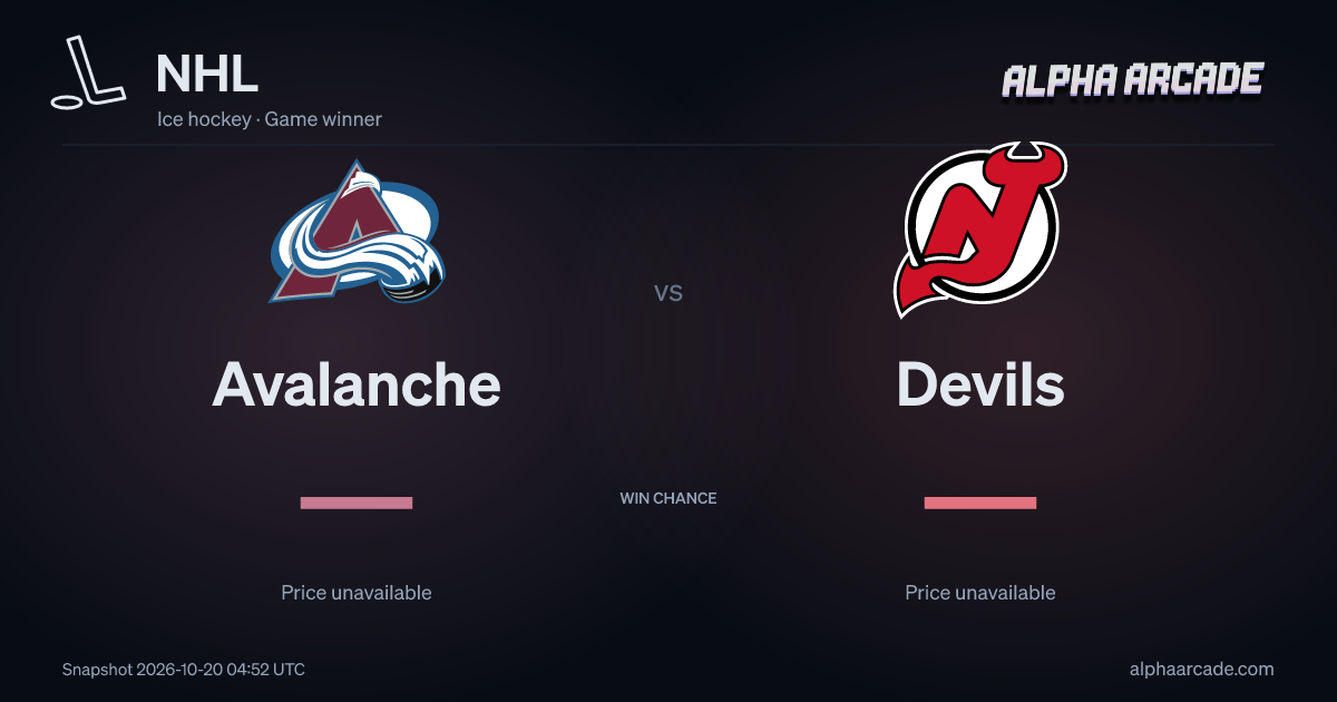 NHL: Avalanche — / Devils —
