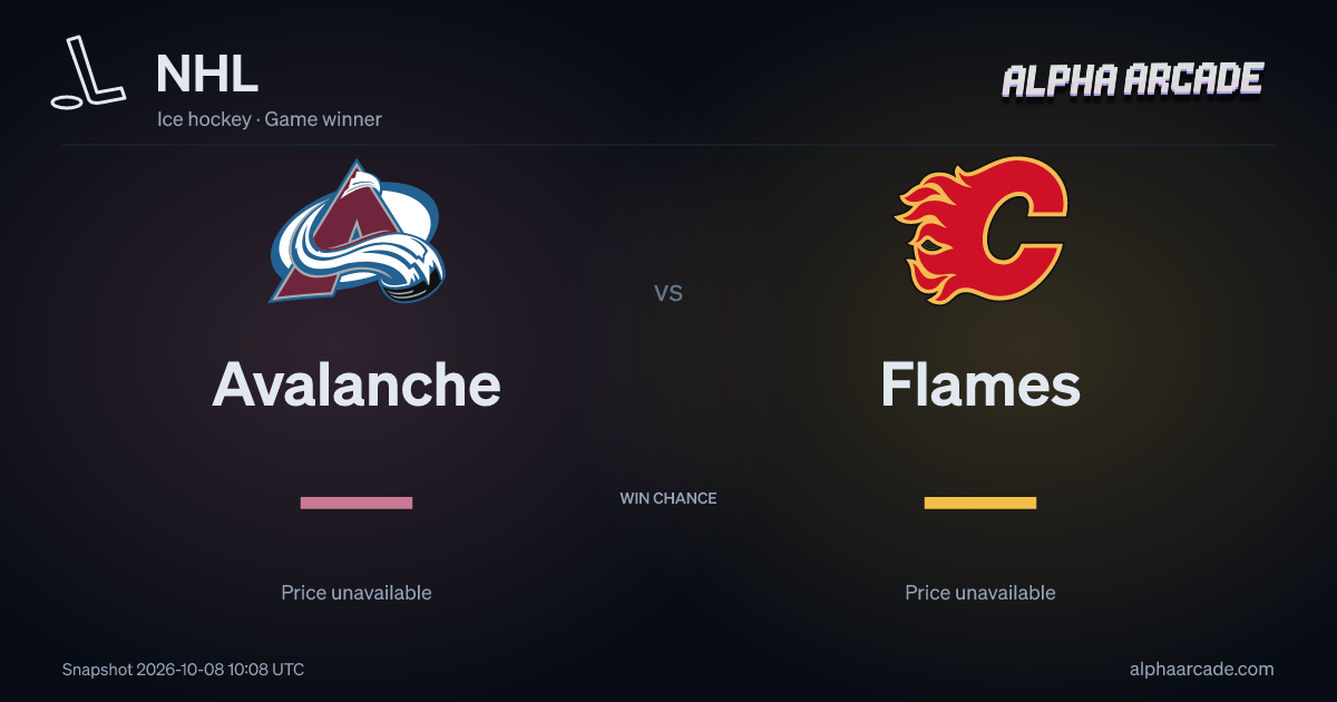 NHL: Avalanche — / Flames —