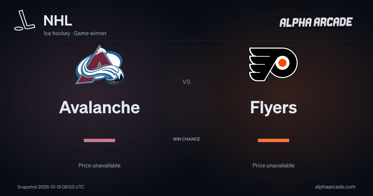 NHL: Avalanche — / Flyers —