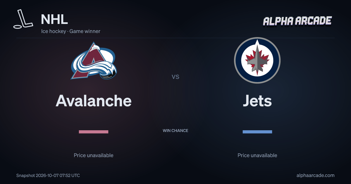 NHL: Avalanche — / Jets —
