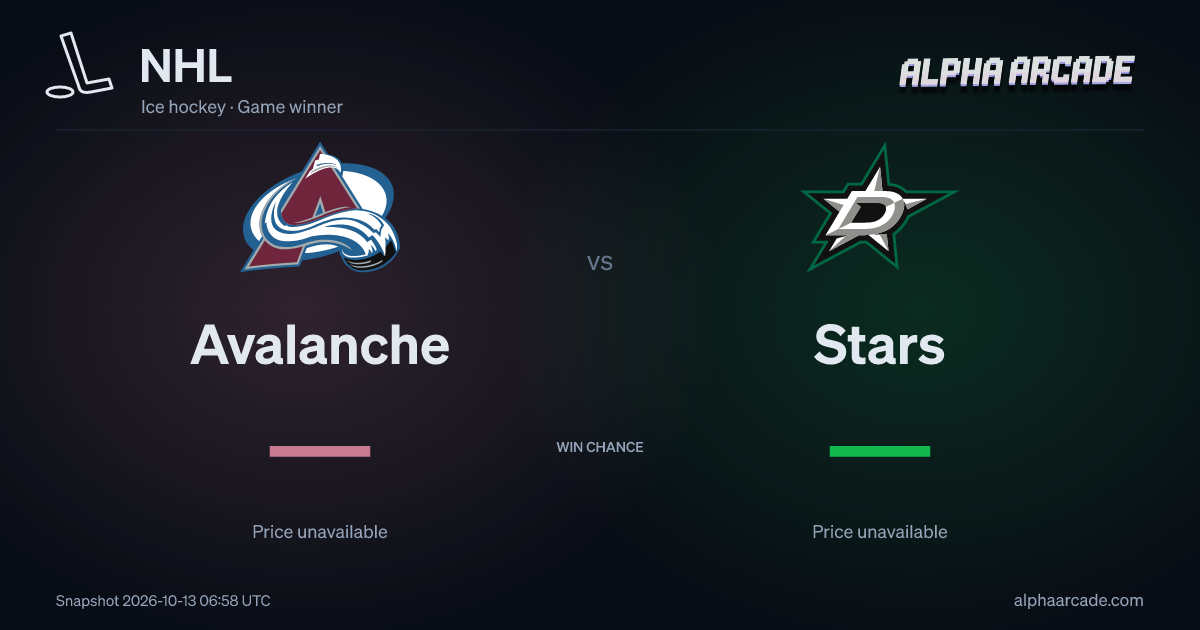 NHL: Avalanche — / Stars —