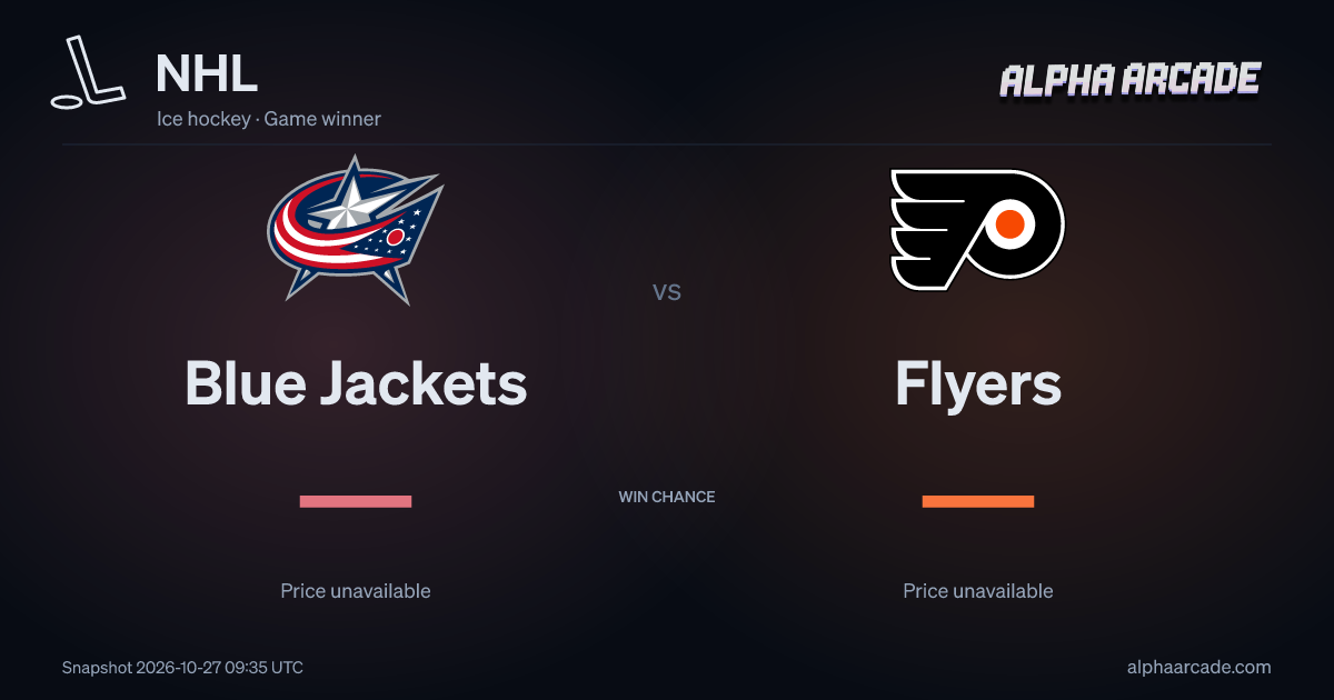 NHL: Blue Jackets — / Flyers —