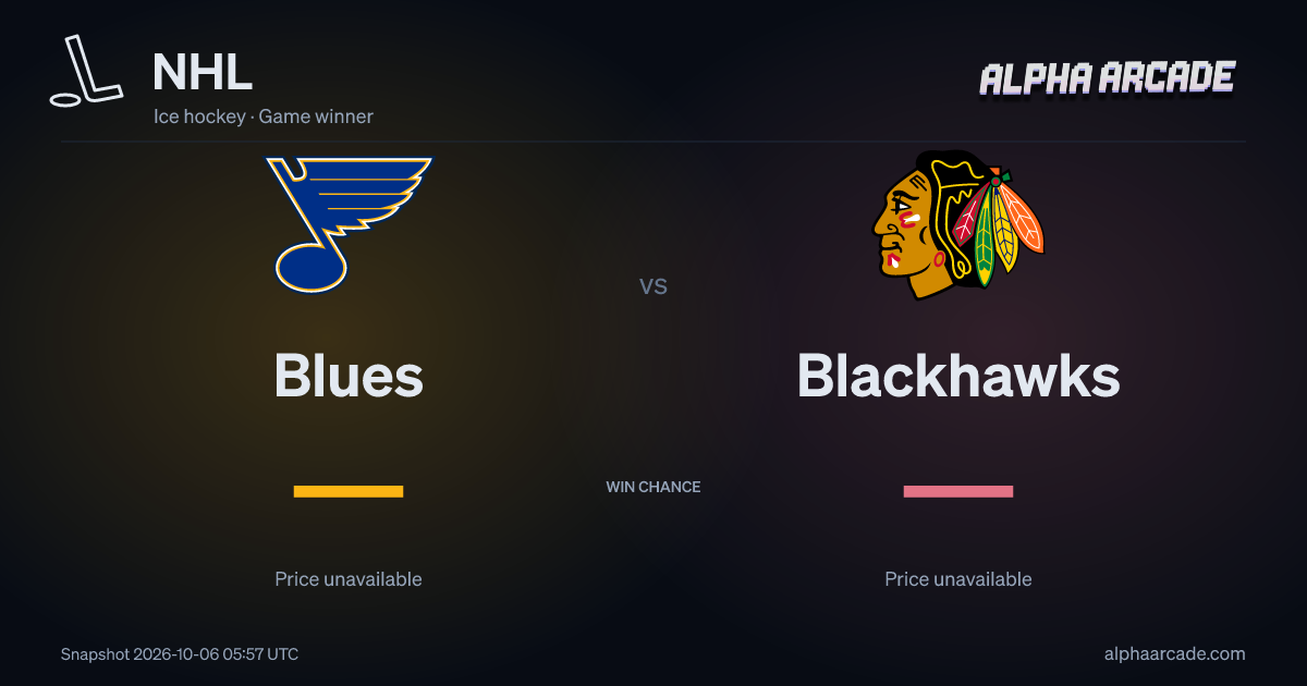 NHL: Blues — / Blackhawks —