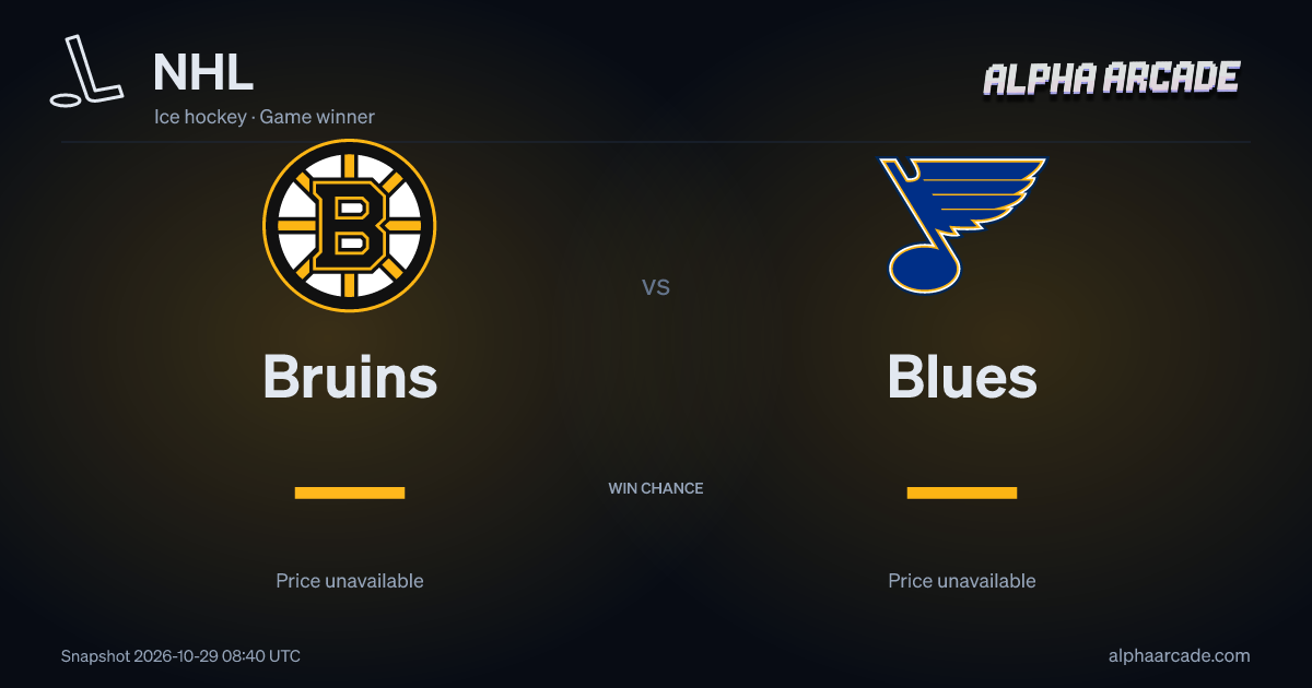 NHL: Bruins — / Blues —