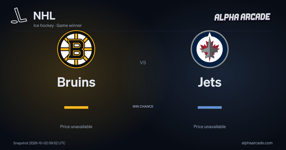 NHL: Bruins — / Jets —