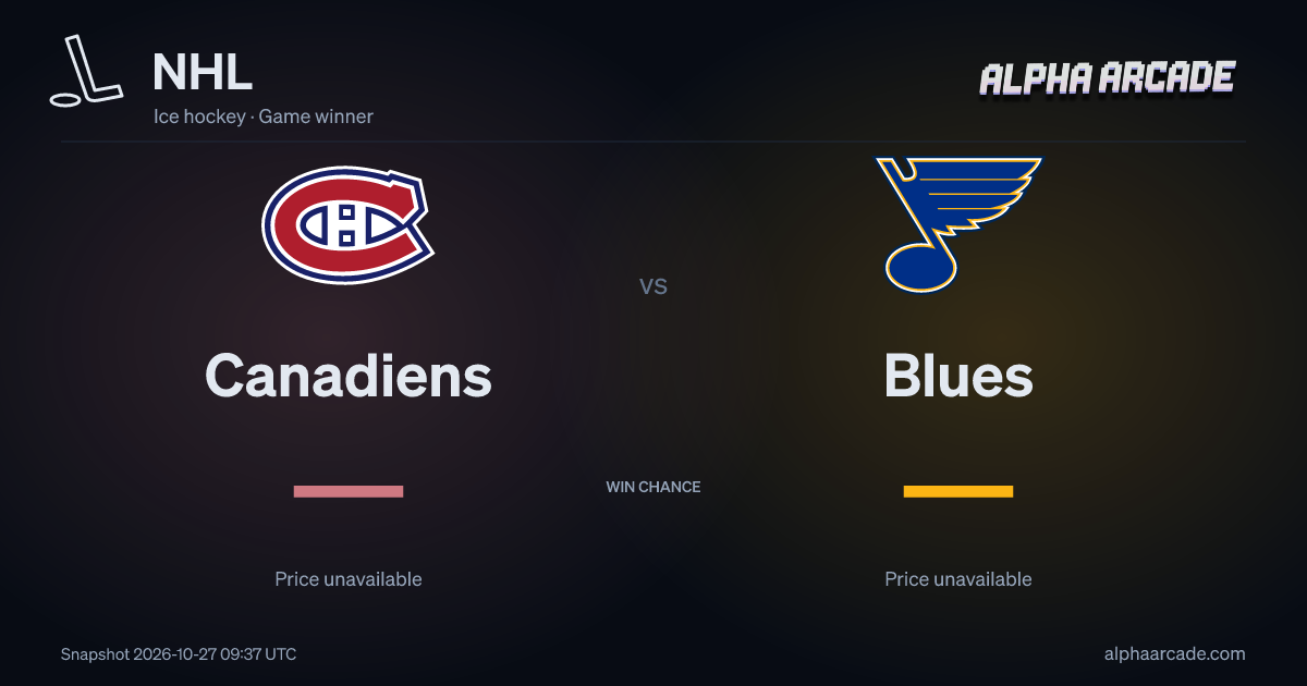 NHL: Canadiens — / Blues —