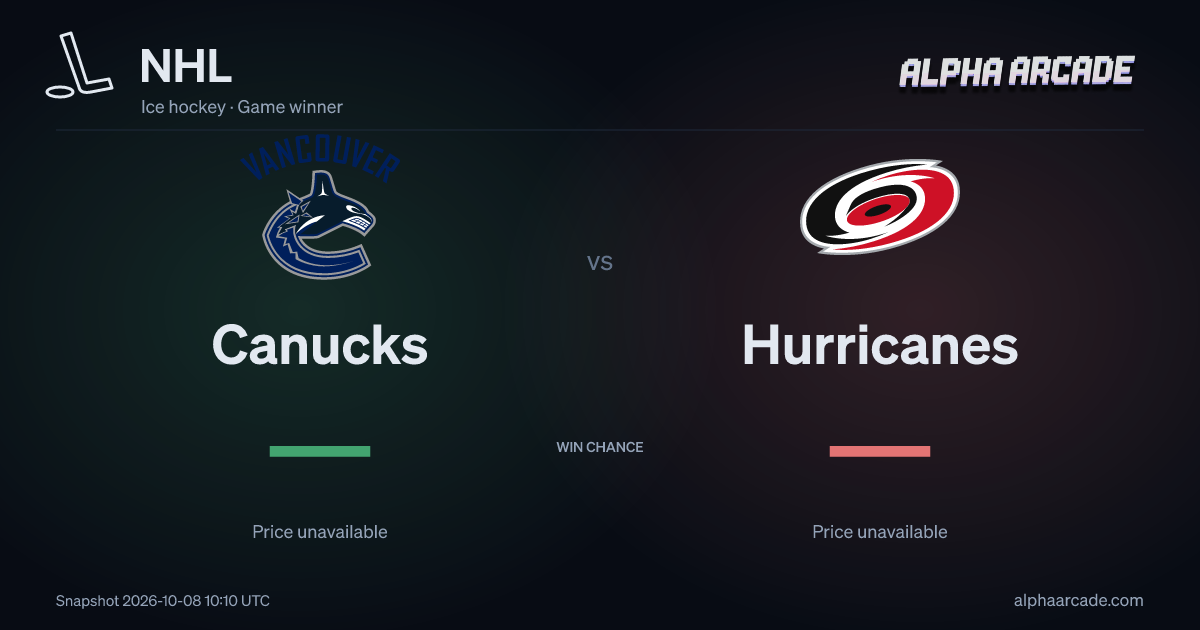 NHL: Canucks — / Hurricanes —